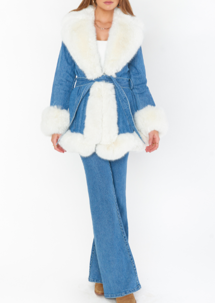 Hudson on sale shearling coat