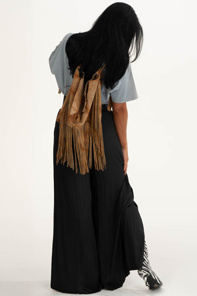 Amara Slit Pants | Black