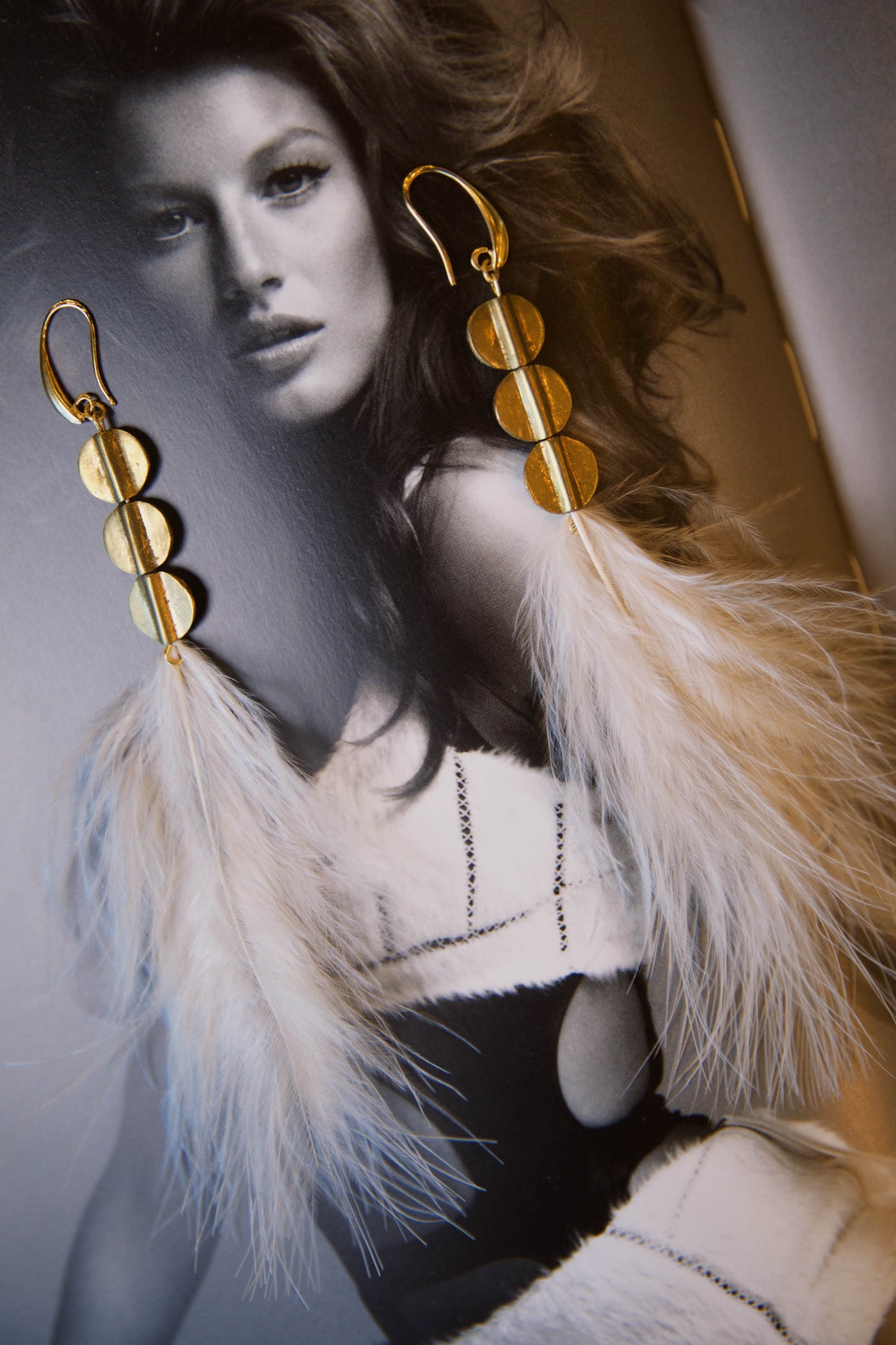Angel Wing Drop Earrings