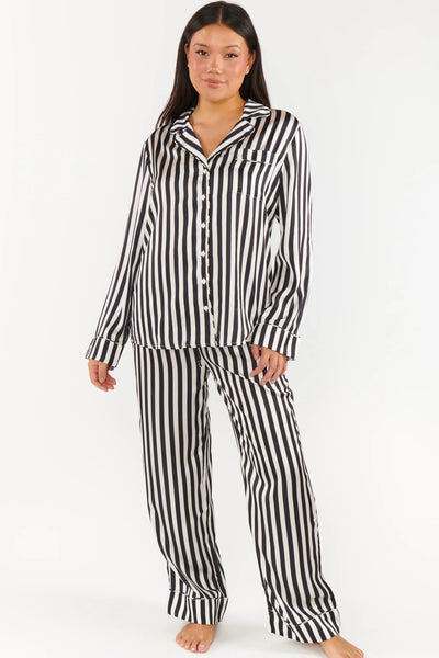 Classic PJ Set Set | Midnight Stripe