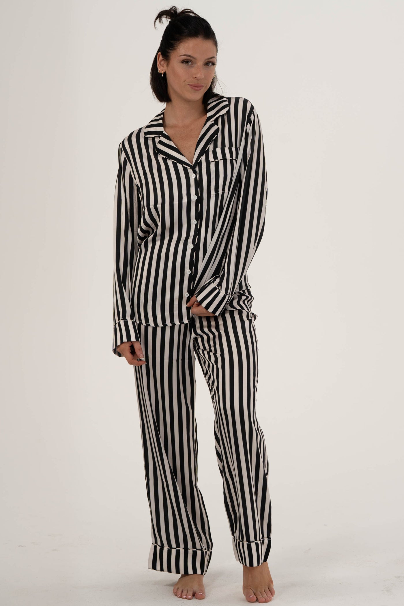Classic PJ Set Set | Midnight Stripe