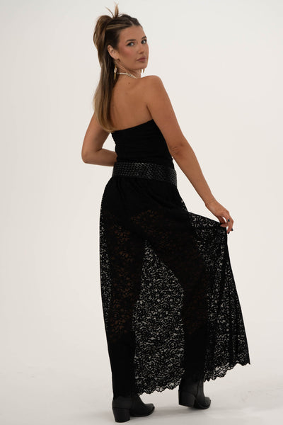 Diana Drop Waist Dress | Black