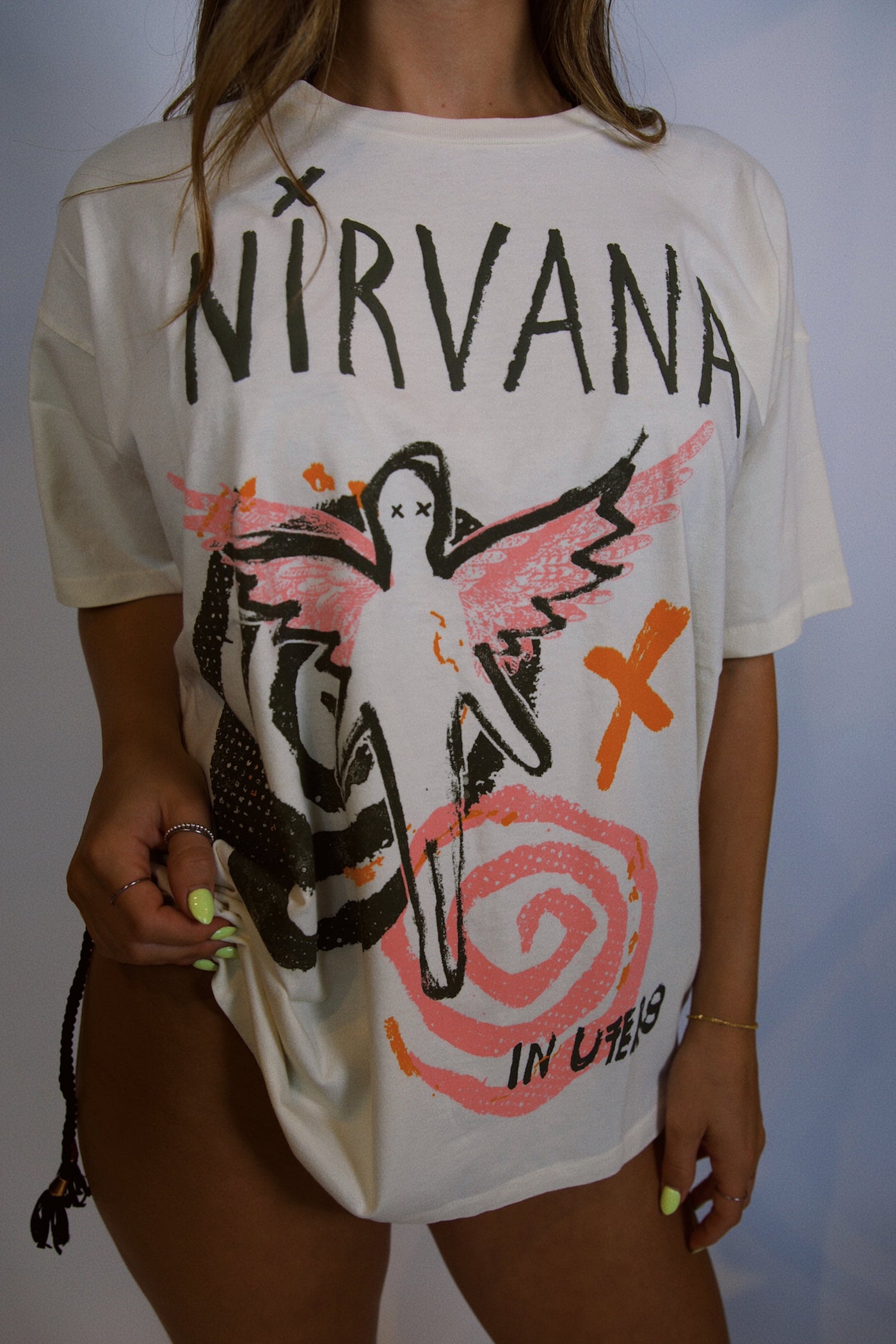 Nirvana In Utero Collage Merch Tee