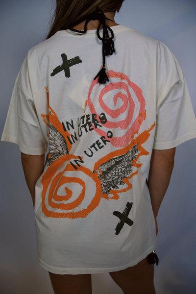 Nirvana In Utero Collage Merch Tee