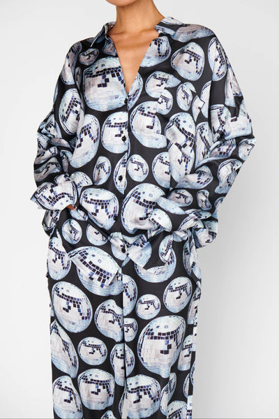 Overslept PJ Set | Disco Ball Silky