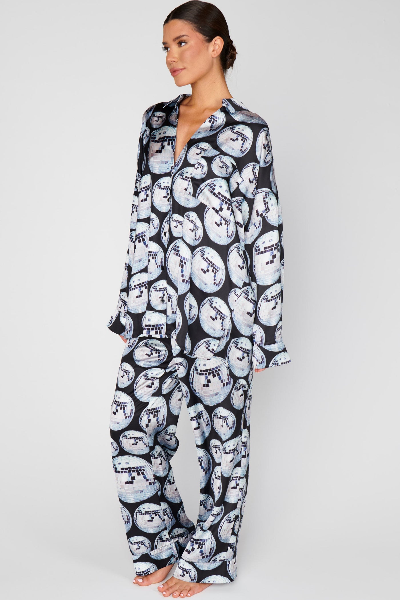 Overslept PJ Set | Disco Ball Silky