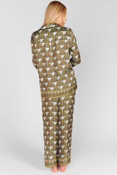 Overslept PJ Set | Extra Dirty Martini Silky