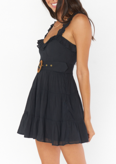 Jolene Mini Dress | Black
