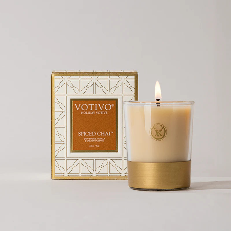 Votivo Aromatic Candle | Spiced Chai Mini