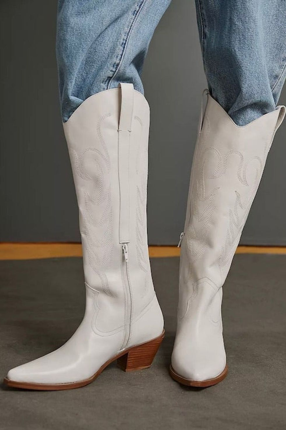 Agency Western Boot | White