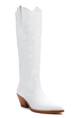 Agency Western Boot | White