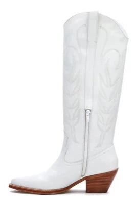 Agency Western Boot | White