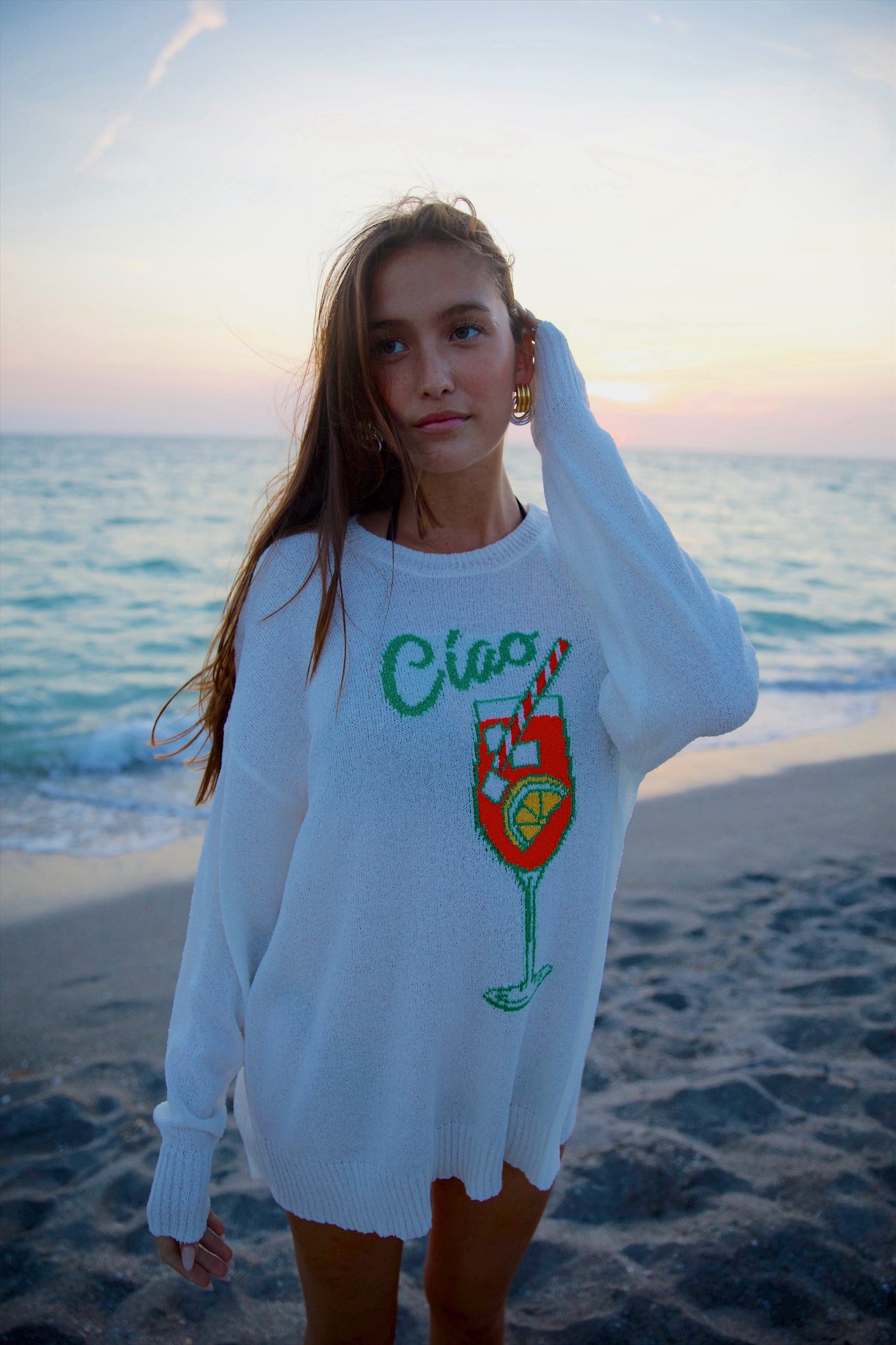 Woodsy Sweater | Ciao Cocktail Graphic Knit