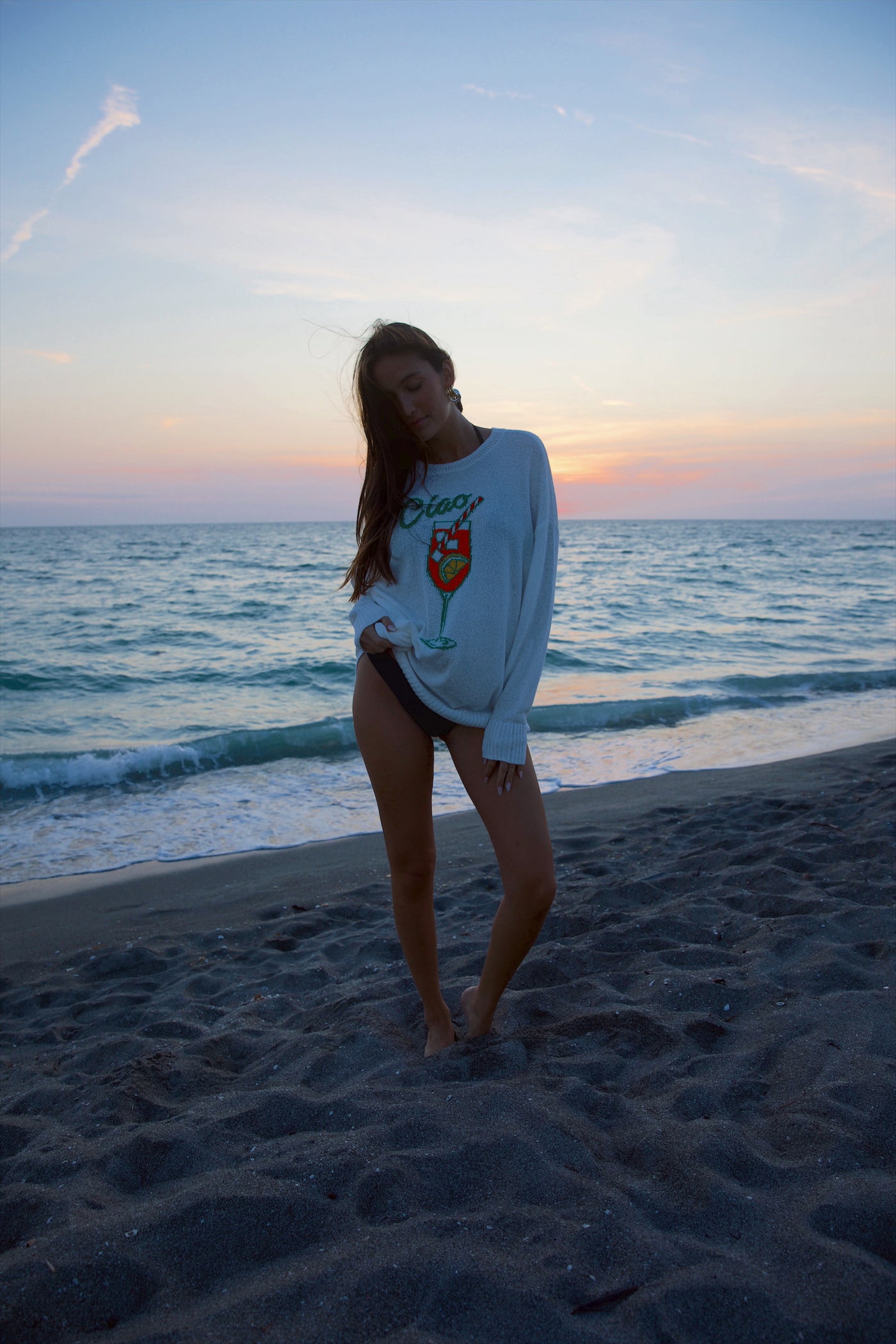 Woodsy Sweater | Ciao Cocktail Graphic Knit