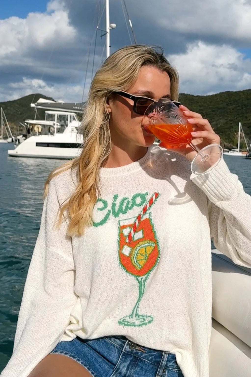 Woodsy Sweater | Ciao Cocktail Graphic Knit
