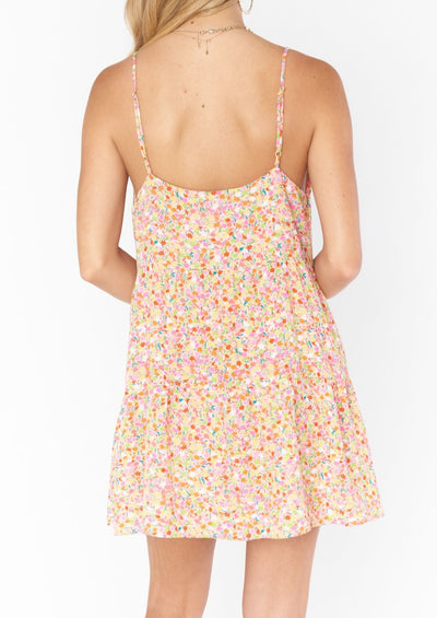 Caroline Mini Dress | Beachy Blossom