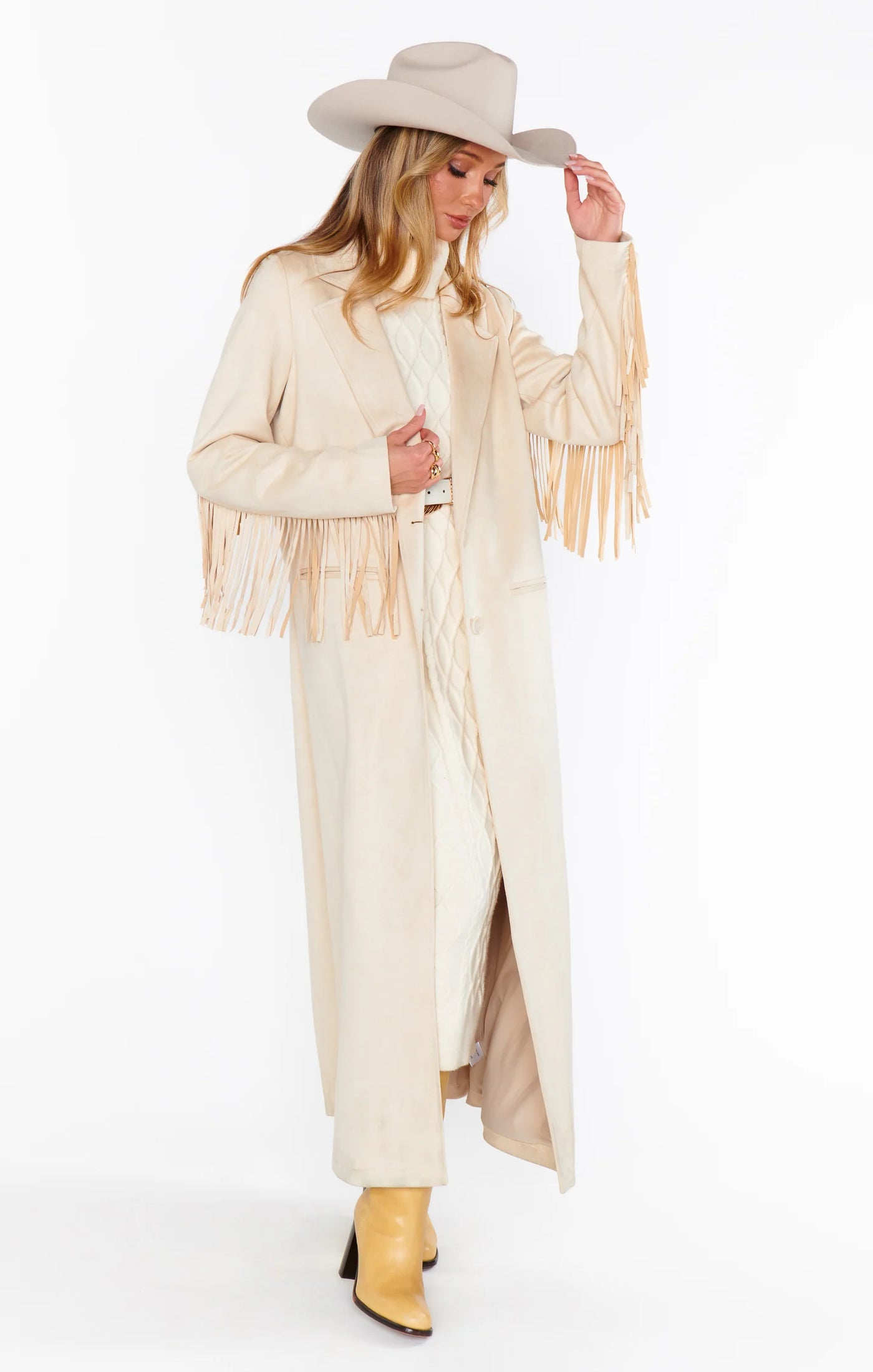 Sierra Fringe Maxi Jacket