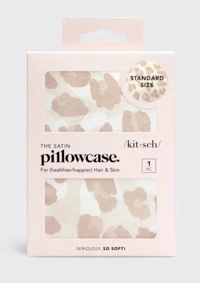Satin Standard Pillowcase | Leopard