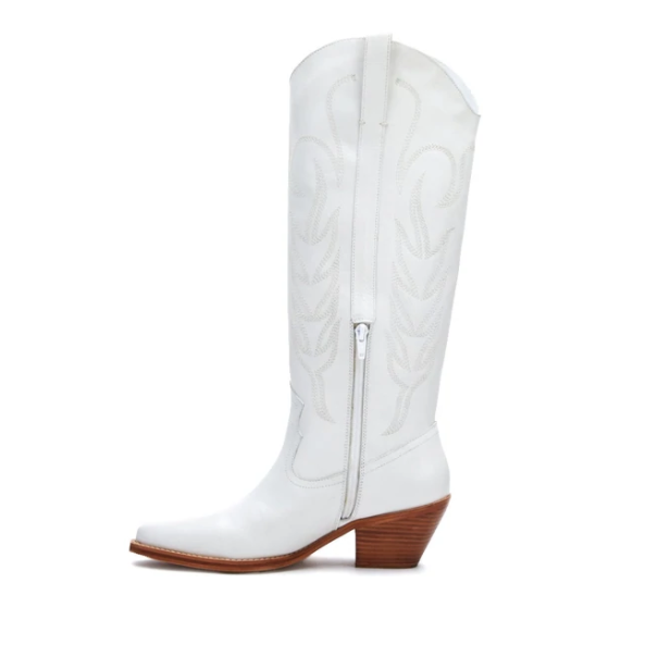 Agency Western Boot | White