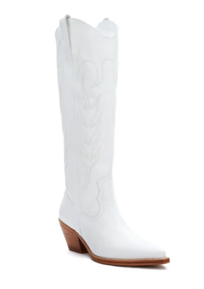 Agency Western Boot | White