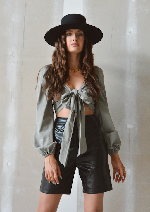 Ophelia Top | Dusty Olive