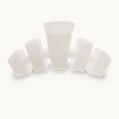 Unbreakable | Coconut White Medium Hair Clip