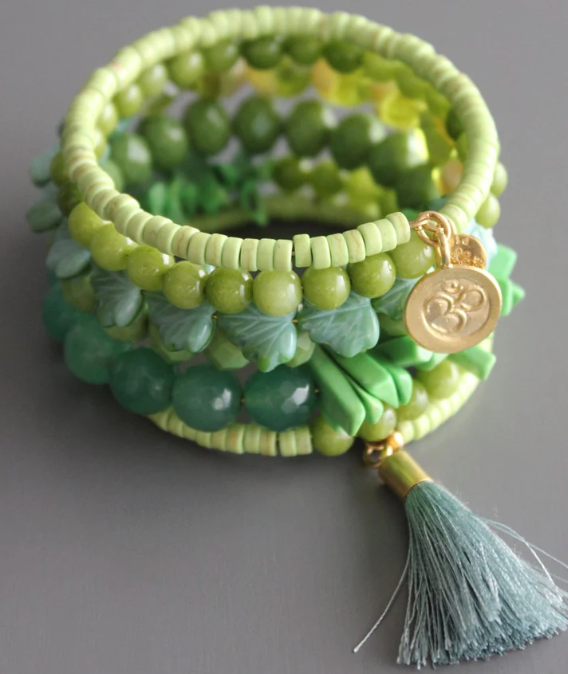 Lucky Wrap Bracelet | Green