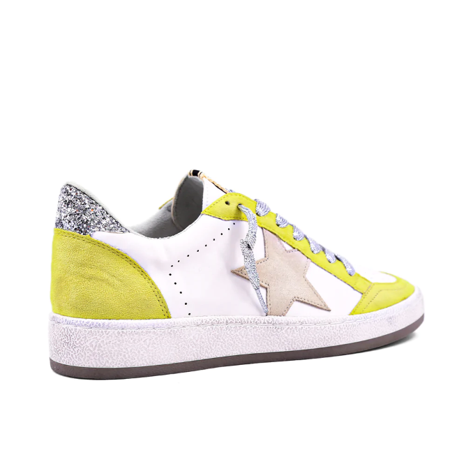 Paz Sneaker | Neon Yellow