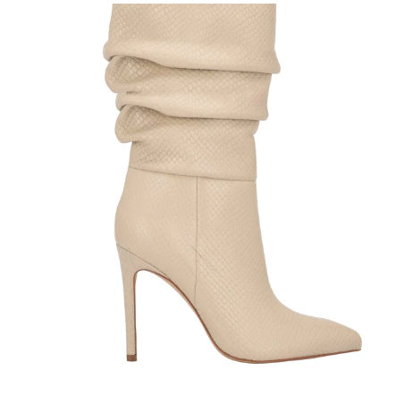 Romy Heeled Boots | Light Natural