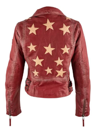 Christy Moto Jacket | Red