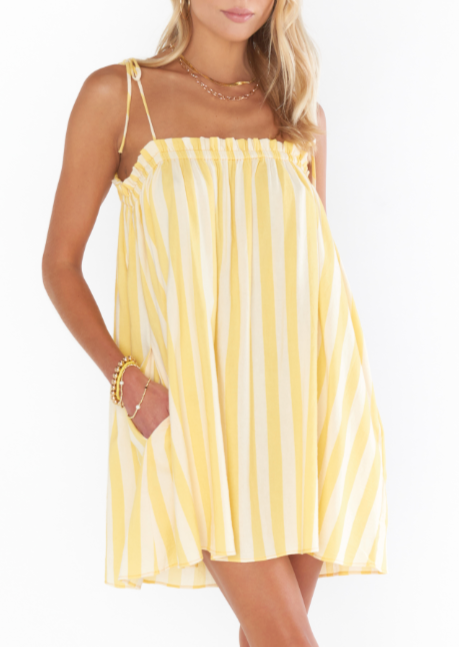 Angel Mini Dress | Sunny Stripe