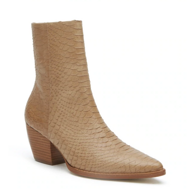 Caty Ankle Boot | Tan Snake