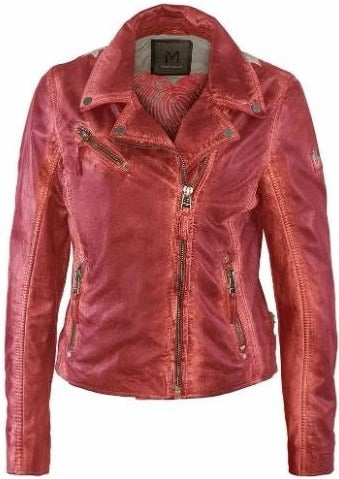 Christy Moto Jacket | Red