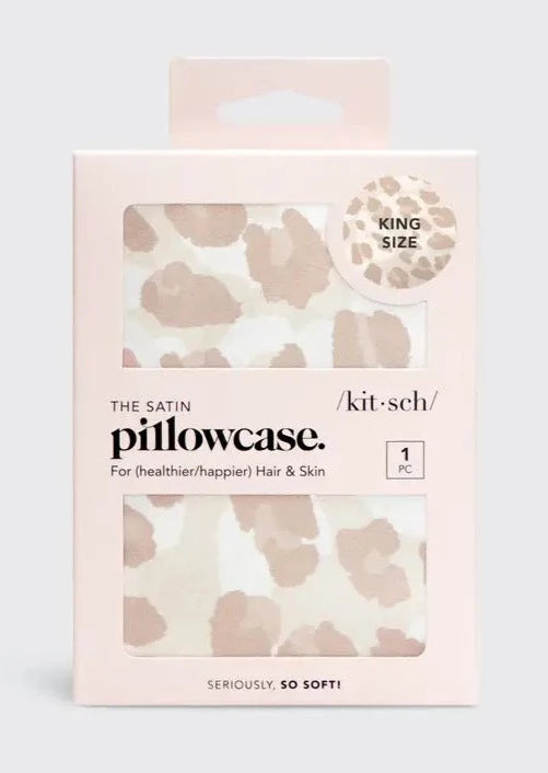 Satin King Pillowcase | Leopard