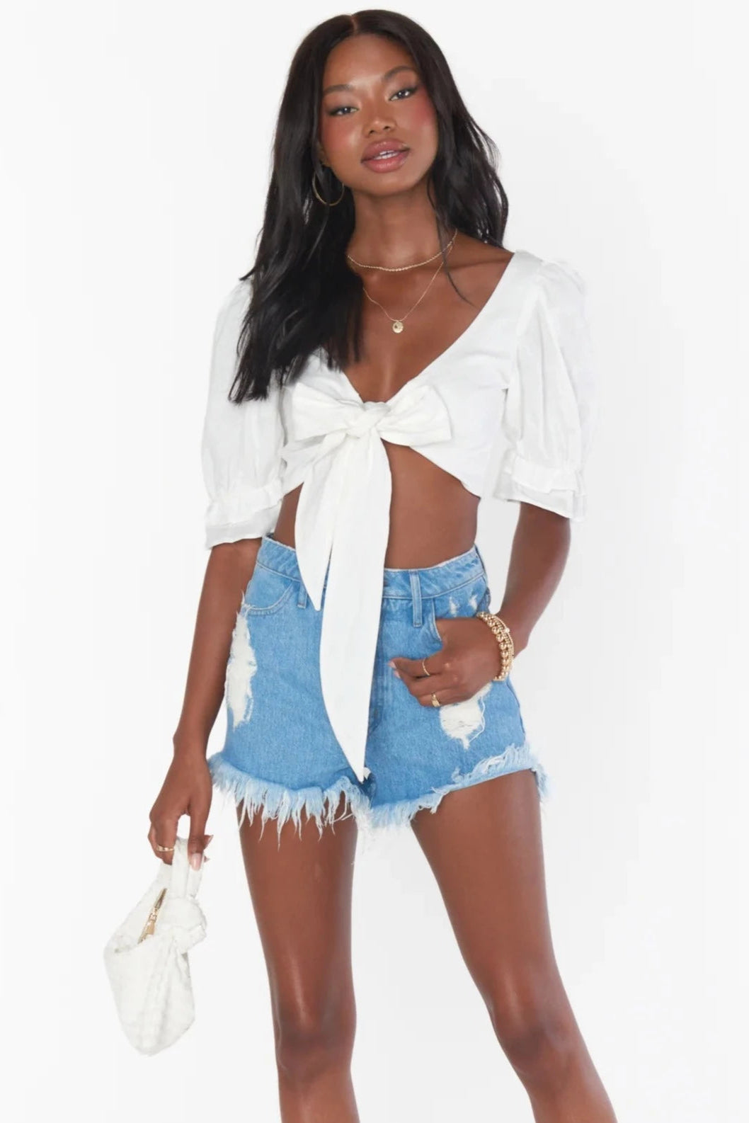 Fiona Top | White Linen