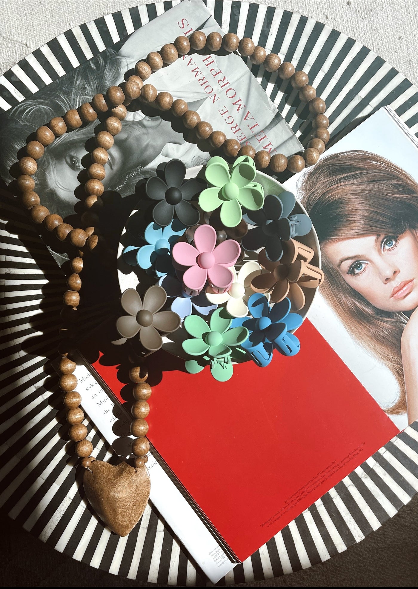 Flower Claw Clip