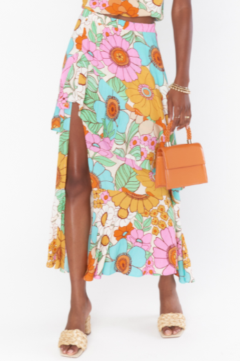 Nala Ruffle Skirt | Flower Market
